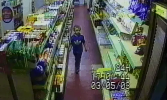 Daniel Entwistle: CCTV footage of Daniel in shop