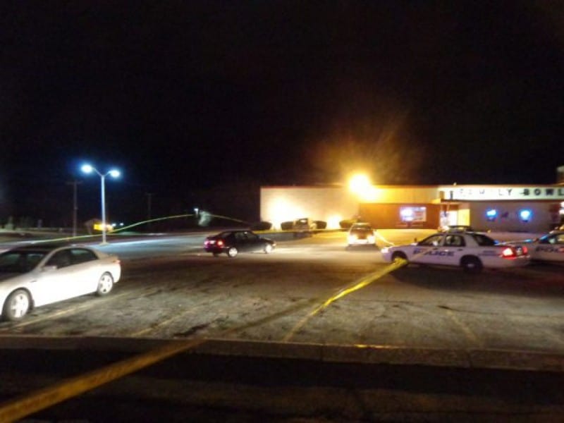 Kyle Seidel: crime scene, Waterford Family Bowl parking lot