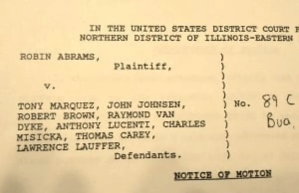Robin Abrams: names in lawsuit