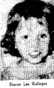 Sharon Lee Gallegos: abducted by couple in broad daylight in 1960