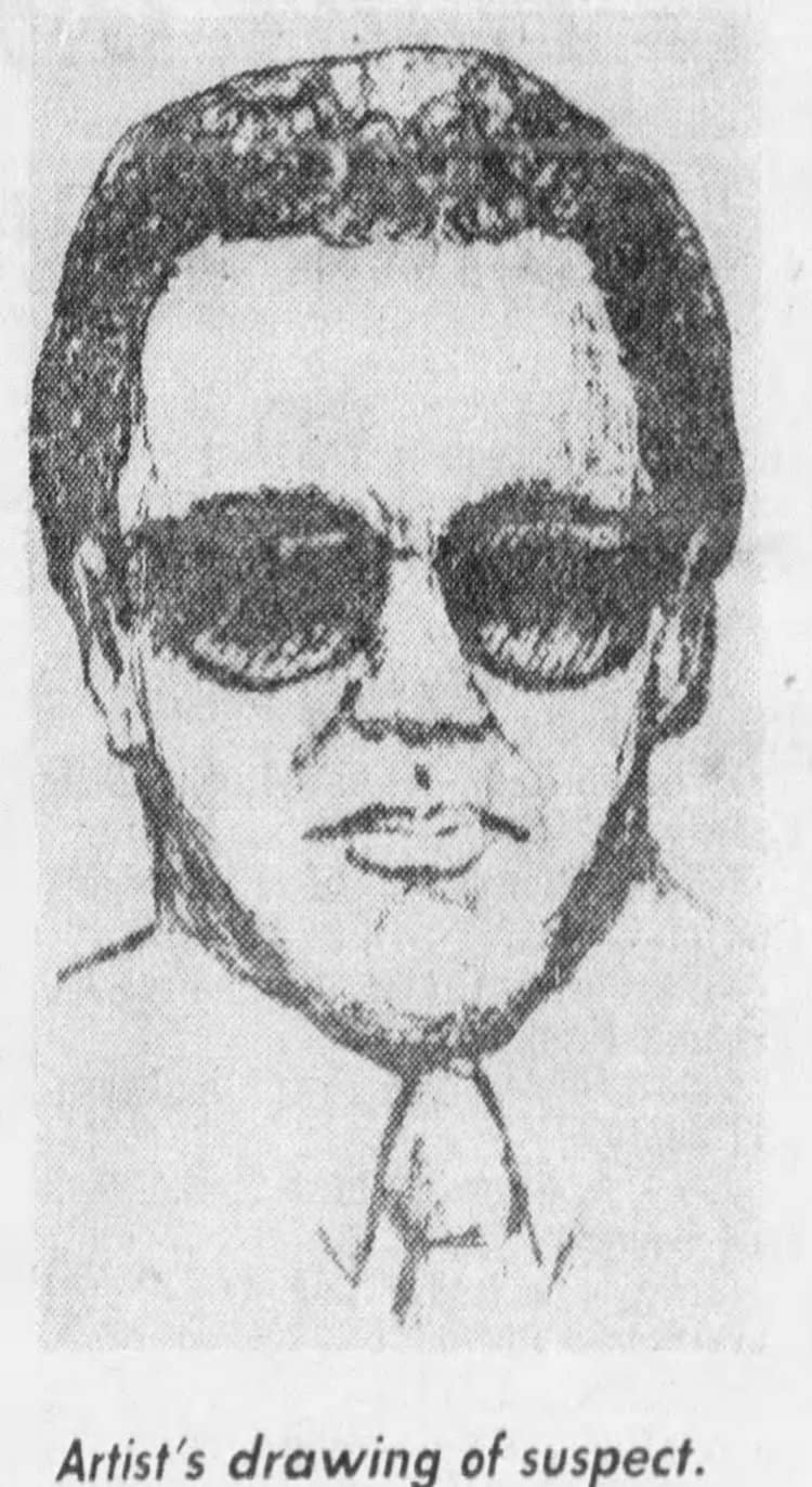 Beth Barr: 1977 artist sketch of suspect