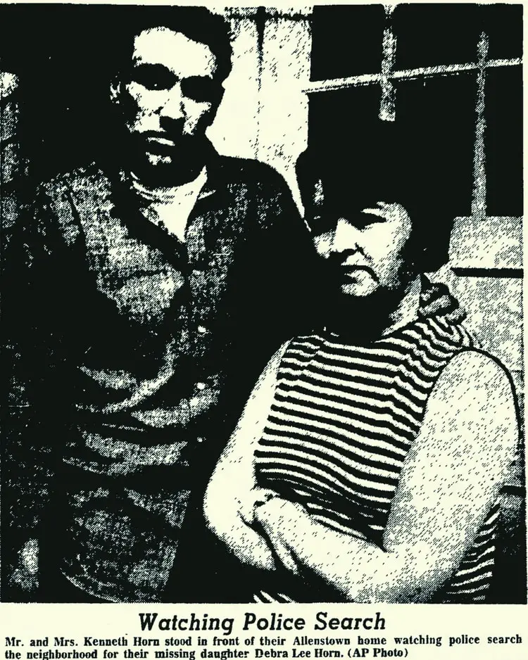 Debra Horn: pic of parents in 1969