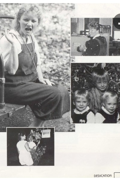 Keyla Weddel: photo of page 2 yearbook dedication