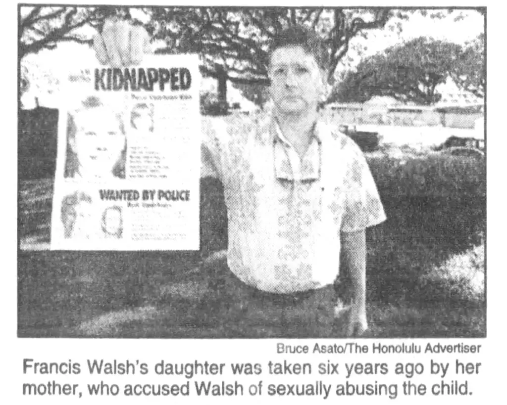 Therese Vanderheiden-Walsh: newspaper photo of her father, Francis Walsh