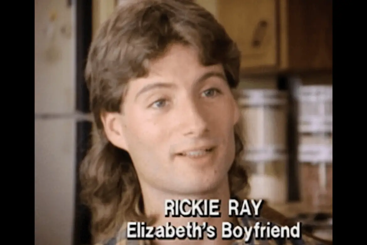 Elizabeth Campbell's boyfriend, Ricky Ray on "Unsolved Mysteries"