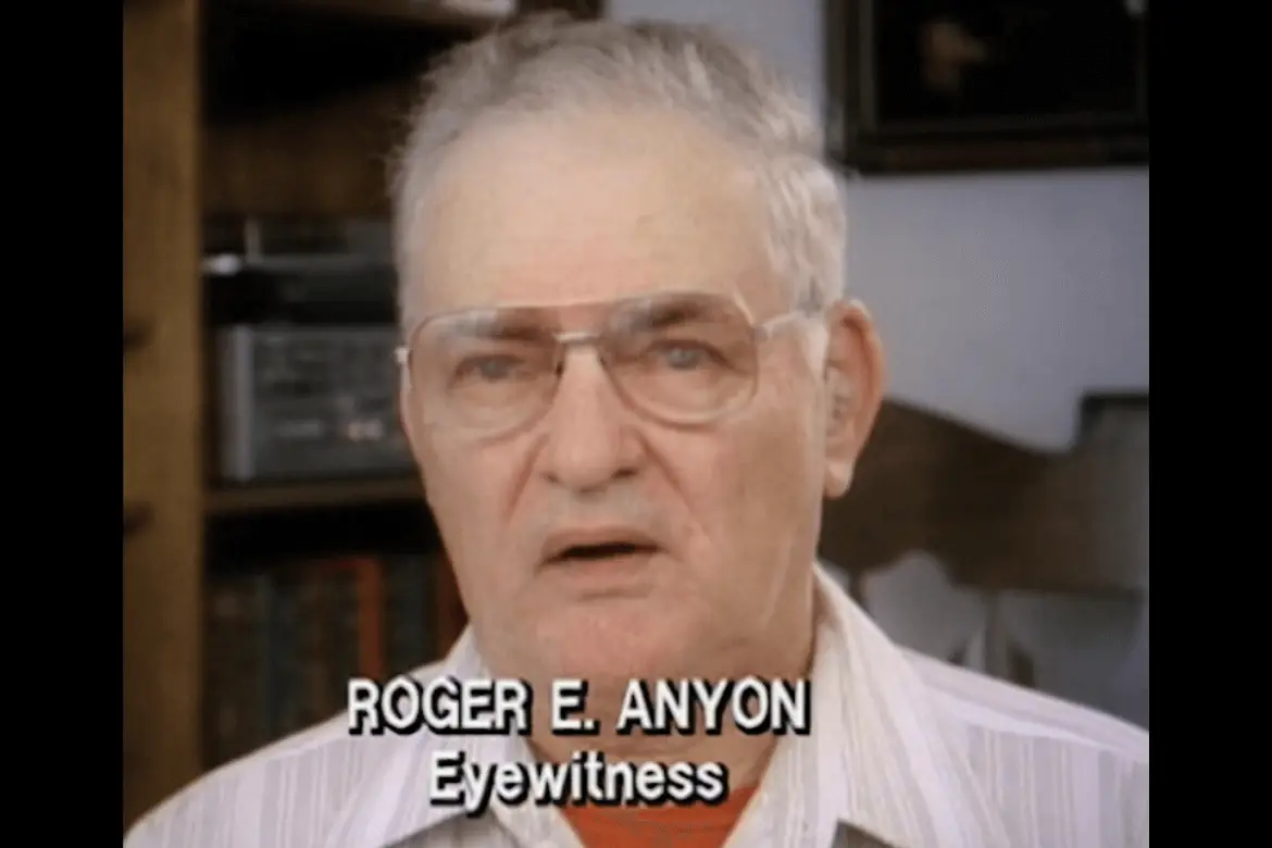 Witness Roger E. Anyon