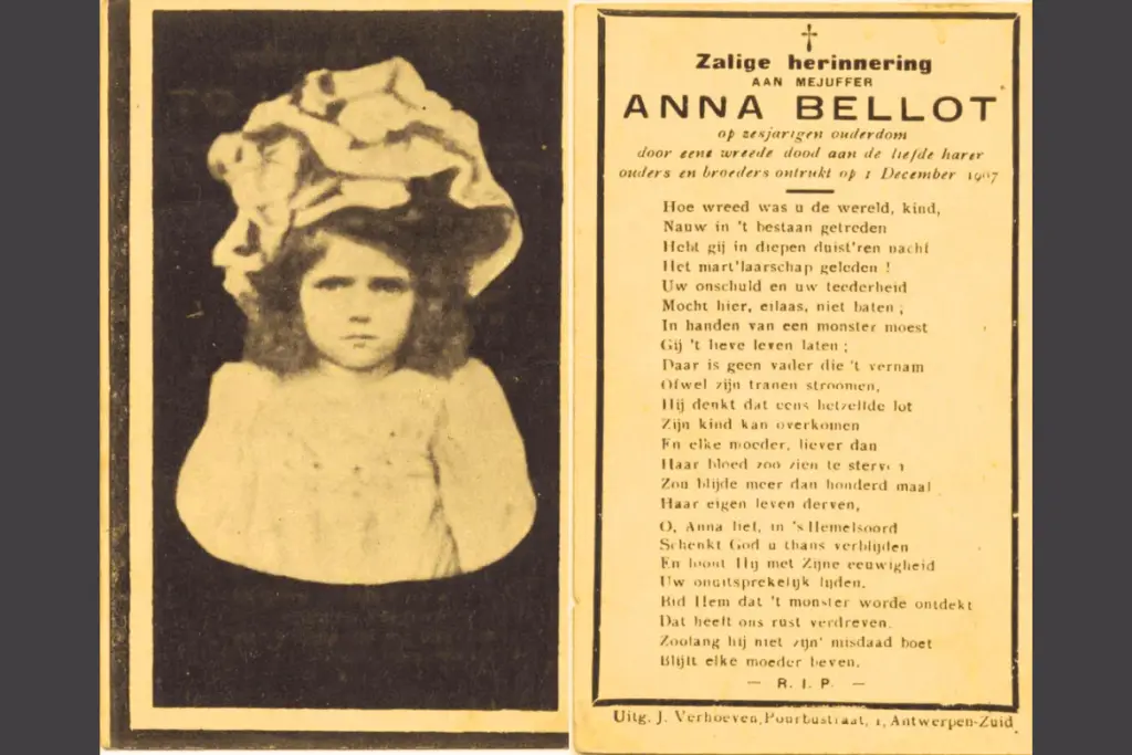 Annette "Anna" Bellot, 6, murdered in 1907