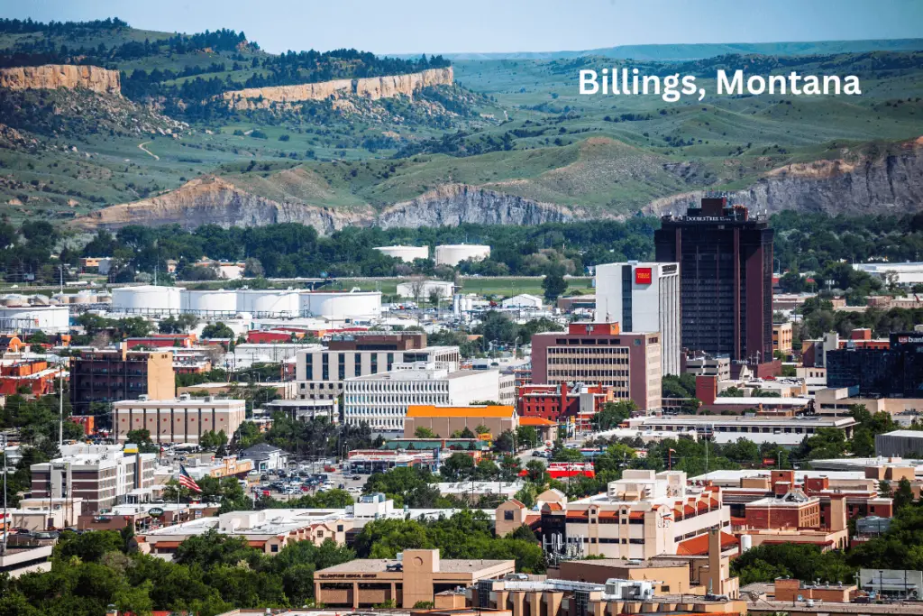Billings, Montana stock photo