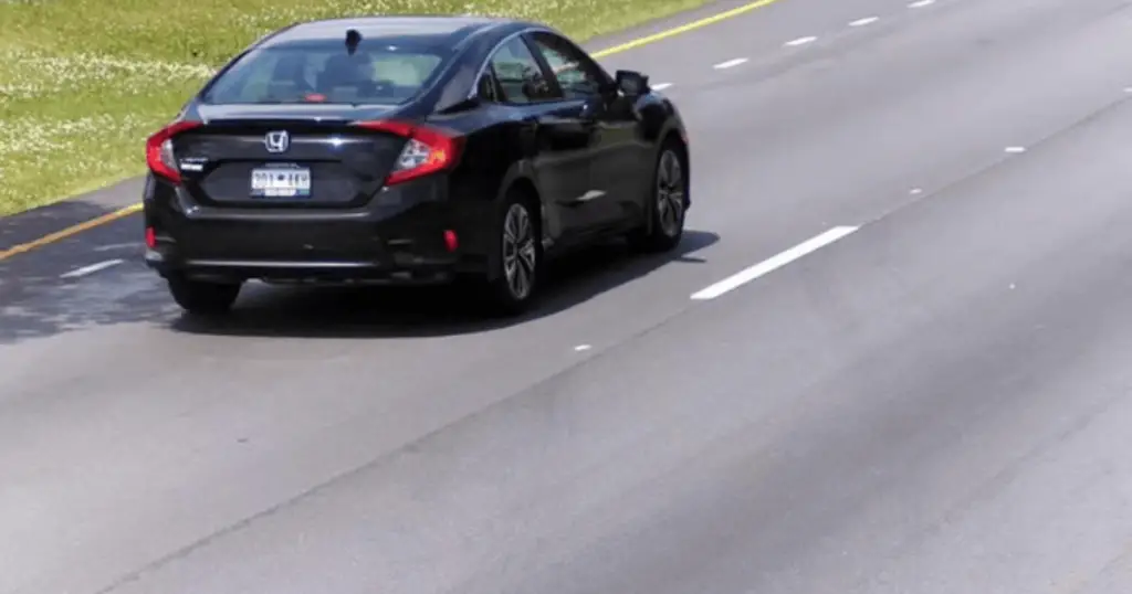 Mica Miller's Honda Accord is seen on CCTV traveling on Highway 501 