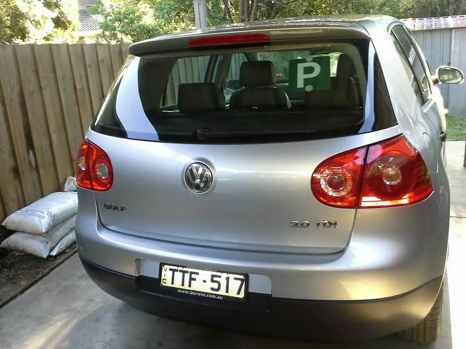 Tej Chitnis car rear view and parked at his parent's house